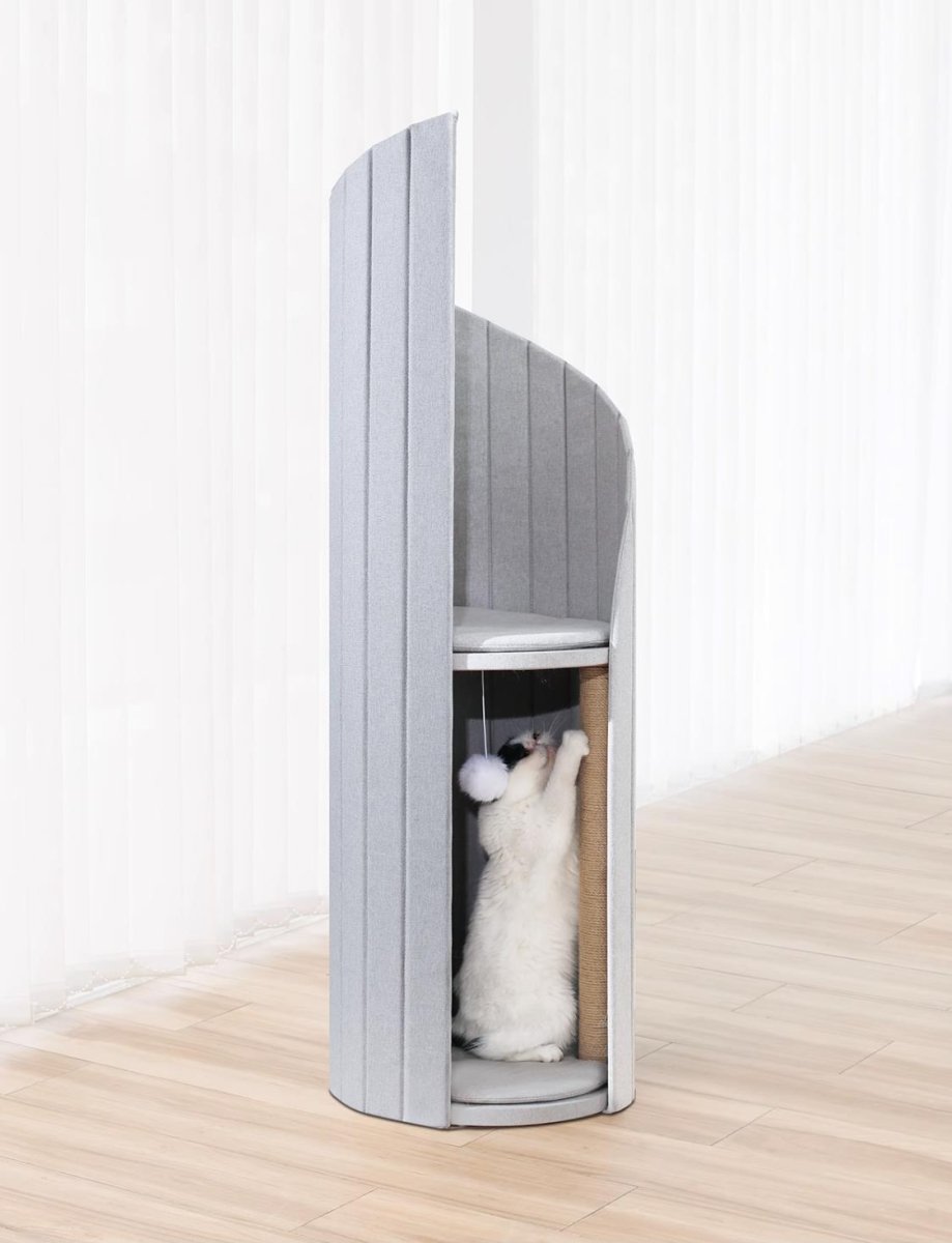 Eleganter Kratzturm zum spielen und schlafen