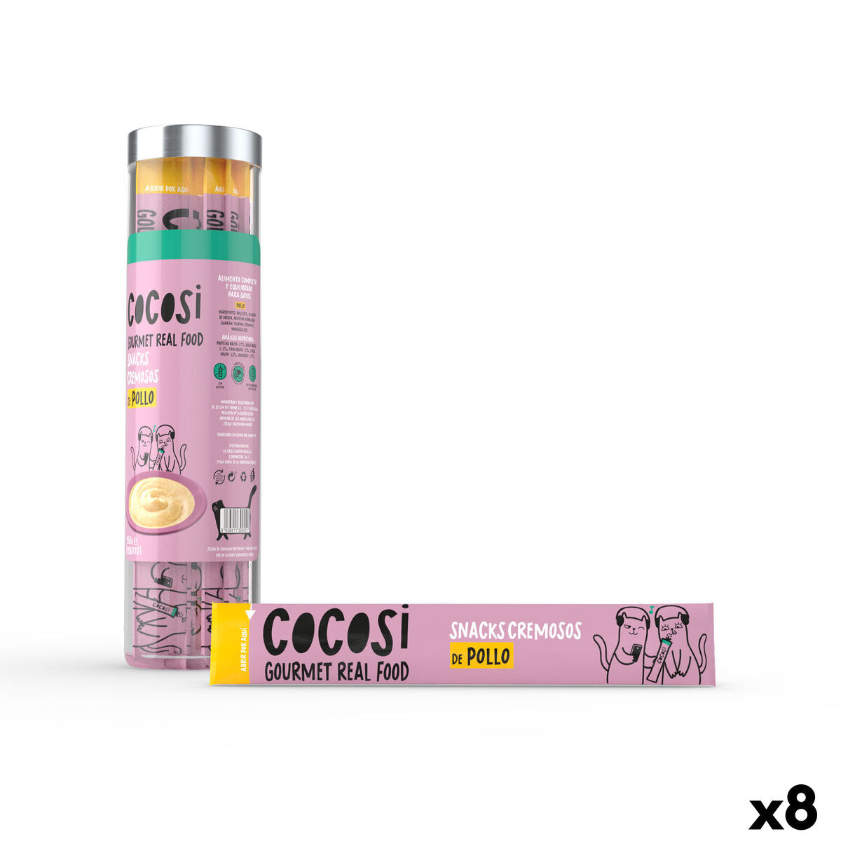 Cocosi Gourmet Snack 8x10 Stück - Hähnchen