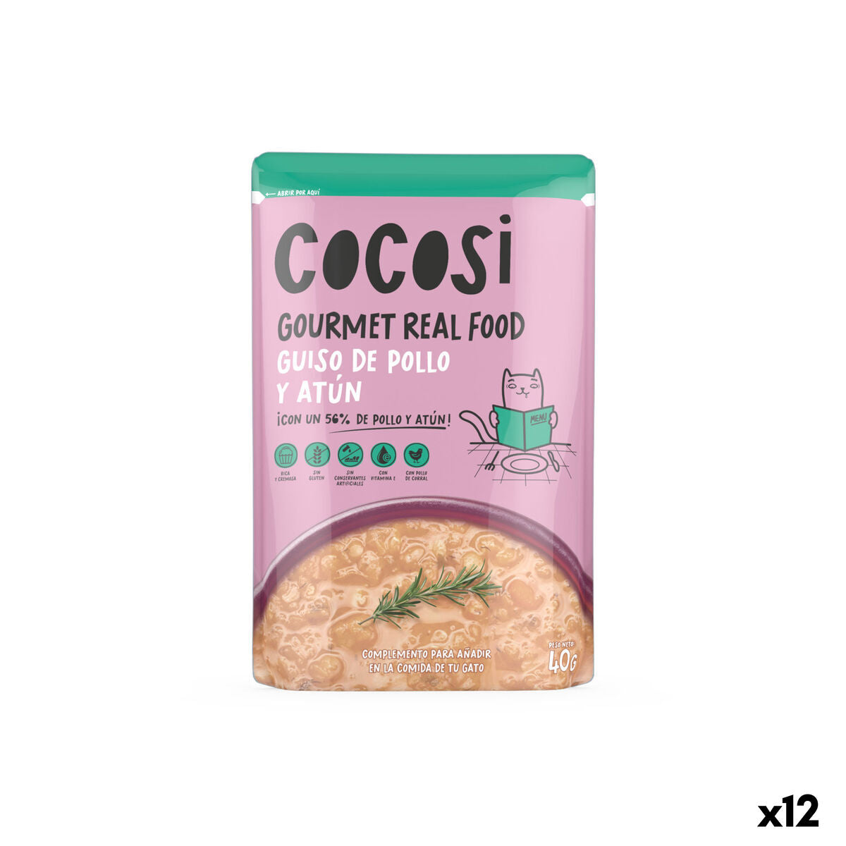 Cocosi Gourmet Futter 40g - Thunfisch (12er Packung)